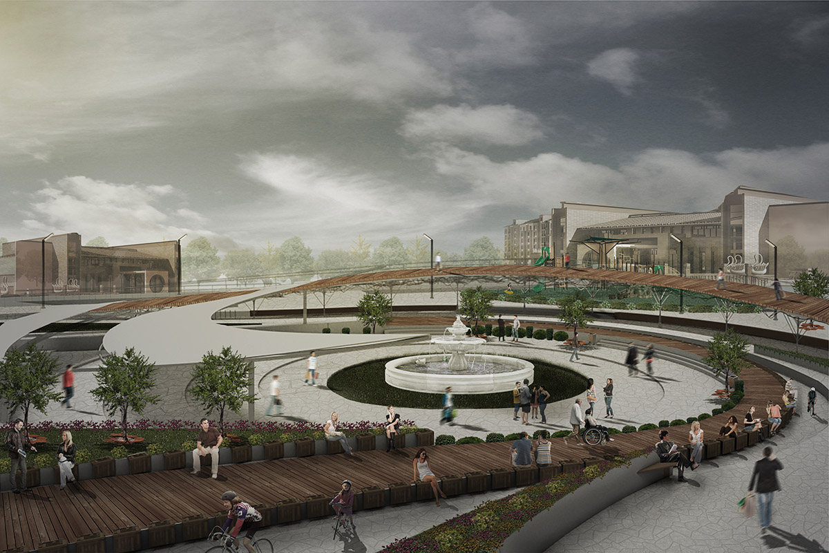 Studio Eiraji reveals its competition proposal for Independence Square in Podgorica, Montenegro