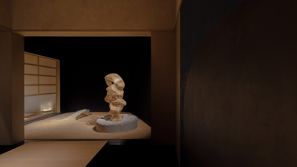 Nature Times Art Design creates tranquil dining space for Teng Restaurant in a sealed box form 