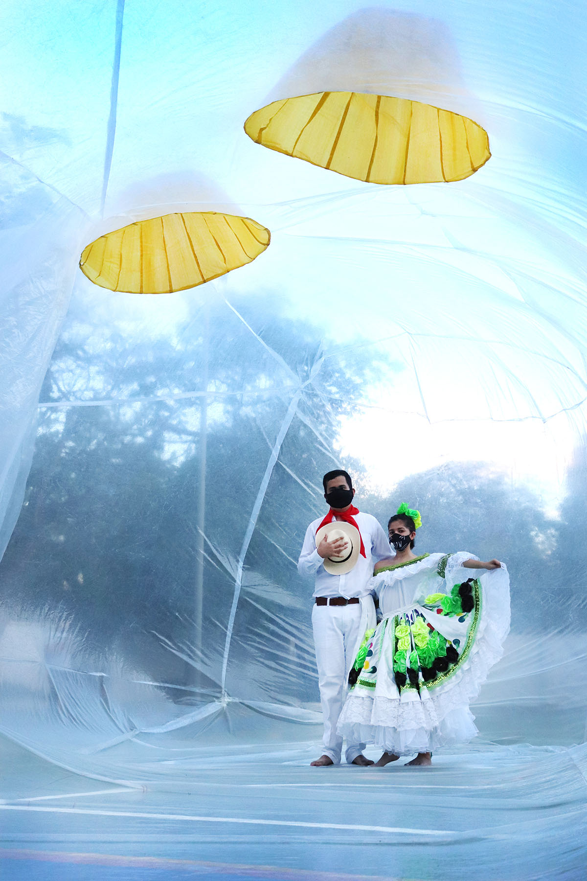 Corhuila University students in Colombia installed Artificial Topographies developed with 3D modeling