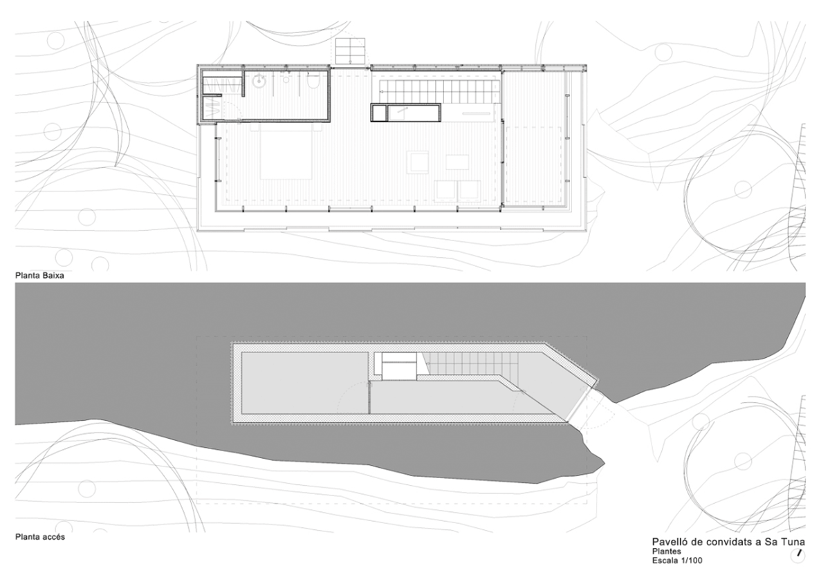 This Is Arquitectura completes corten steel Guest Pavilion in the middle of forest in Spain