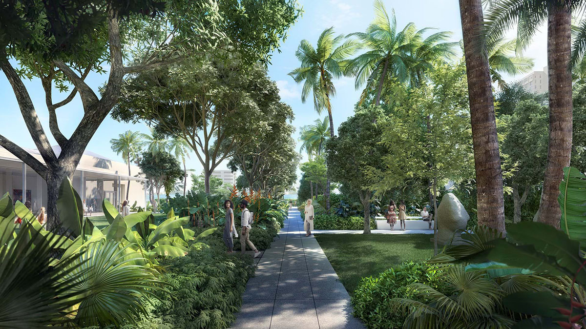 Foster + Partners unveils plans to design first public sculpture garden for Norton Museum of Art