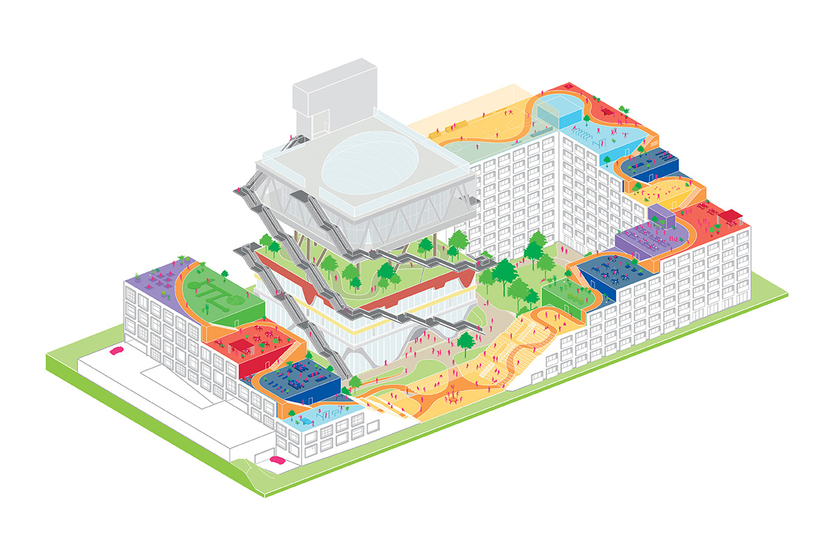 MVRDV to convert its former Expo 2000 Pavilion in Hannover into a co-working office building