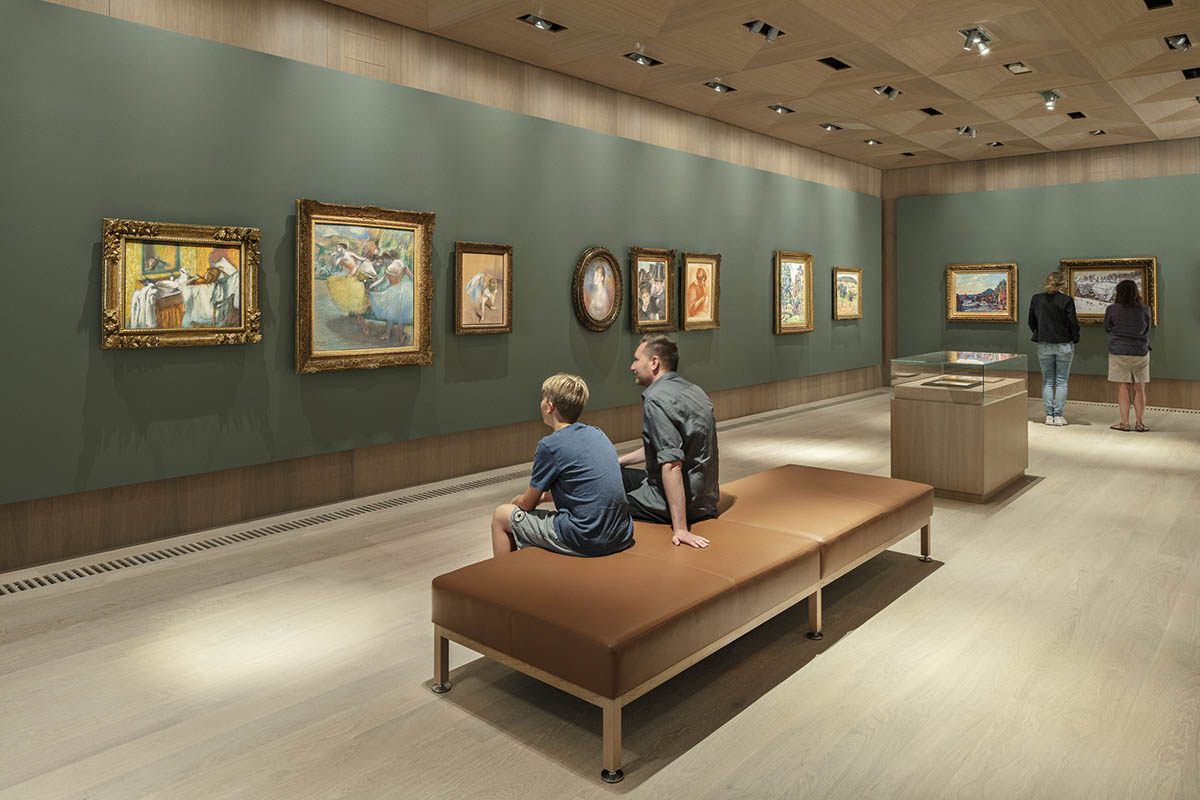 Snøhetta designs subterranean museum extension glistening in landscape for Ordrupgaard Museum