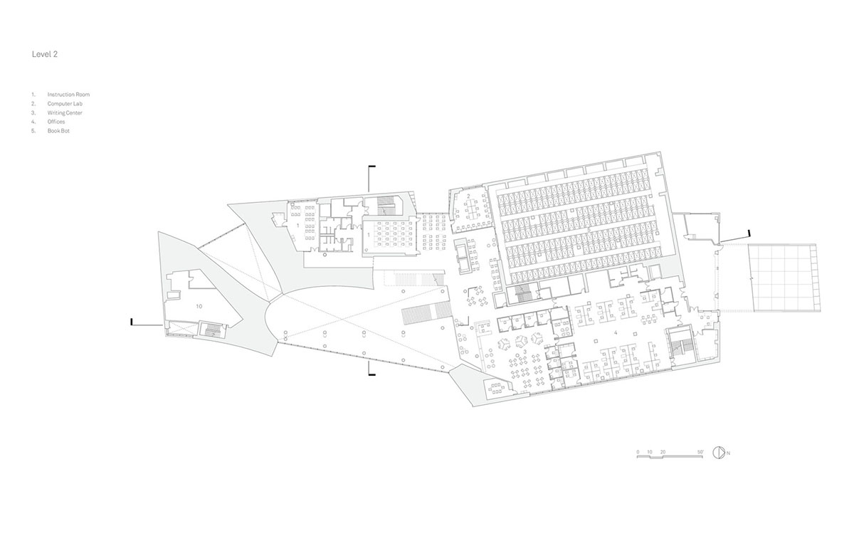 Snøhetta completes the Charles Library with grand wooden arched entrance in Philadelphia