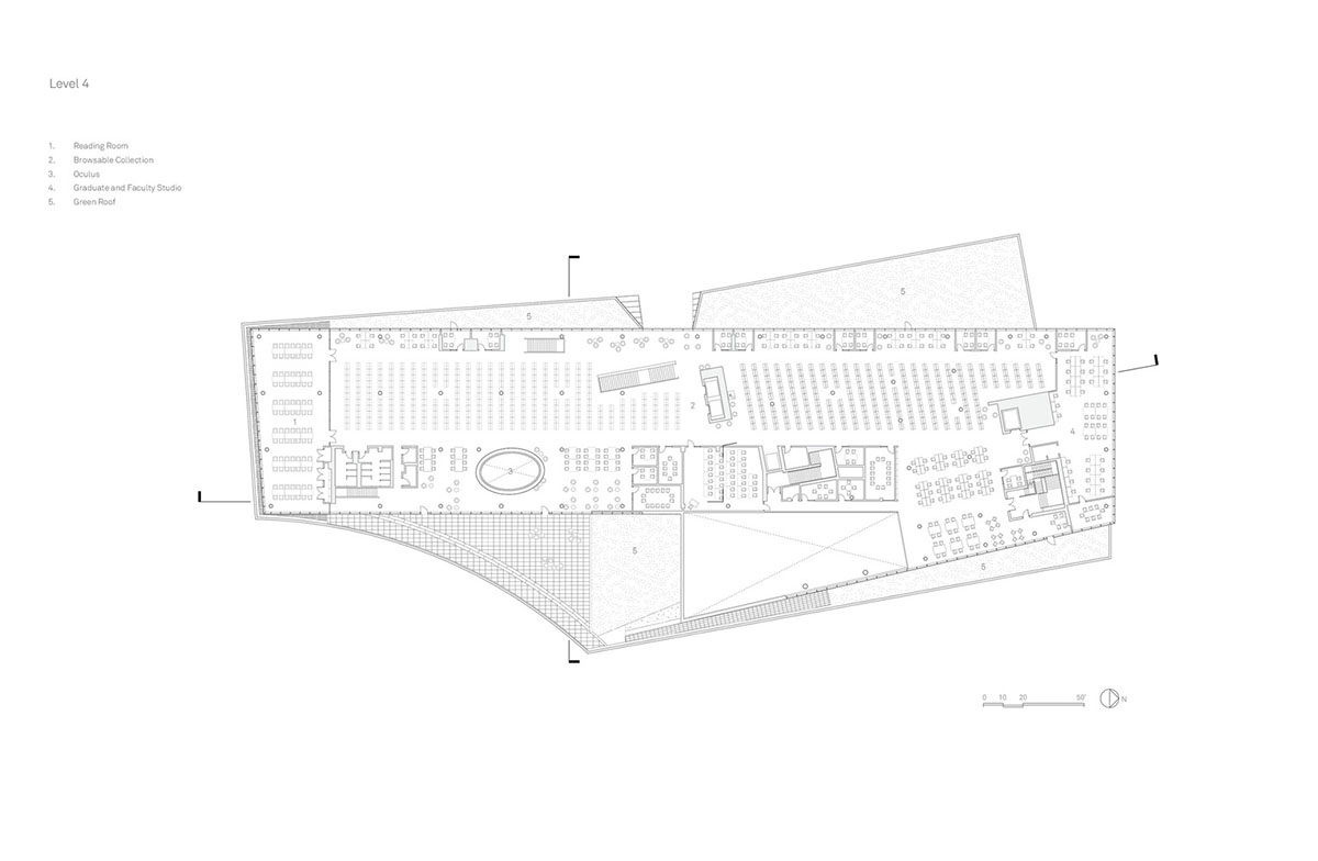 Snøhetta completes the Charles Library with grand wooden arched entrance in Philadelphia