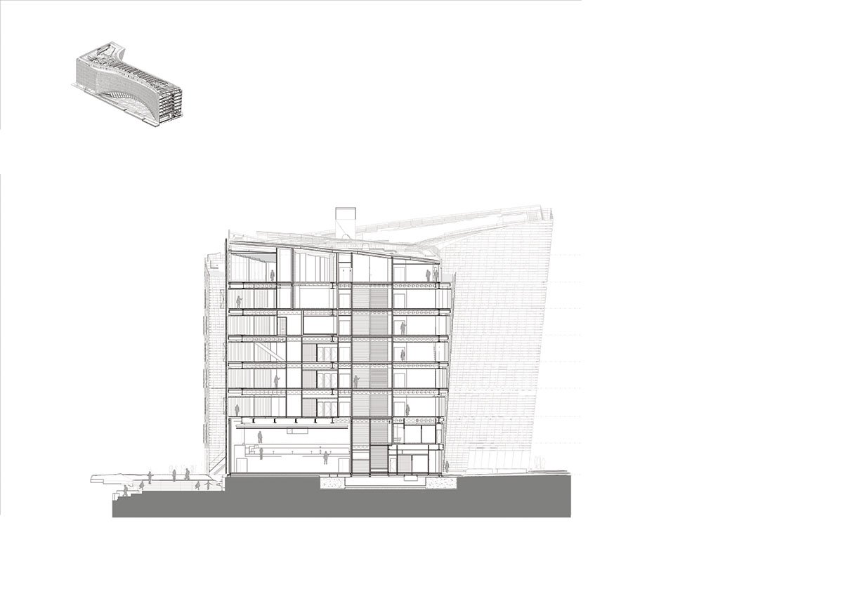 Snøhetta completes new headquarters for Le Monde Group in Paris with pixelated glass facade