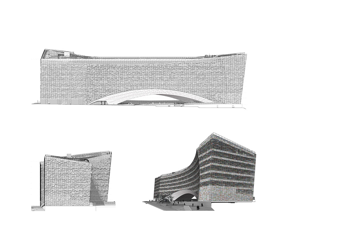 Snøhetta completes new headquarters for Le Monde Group in Paris with pixelated glass facade