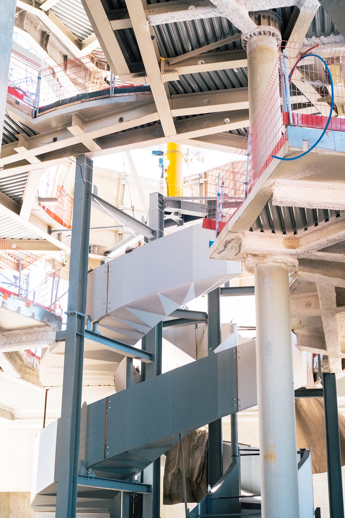Construction photographs revealed for Frank Gehry’s mountainous stainless steel tower at LUMA Arles