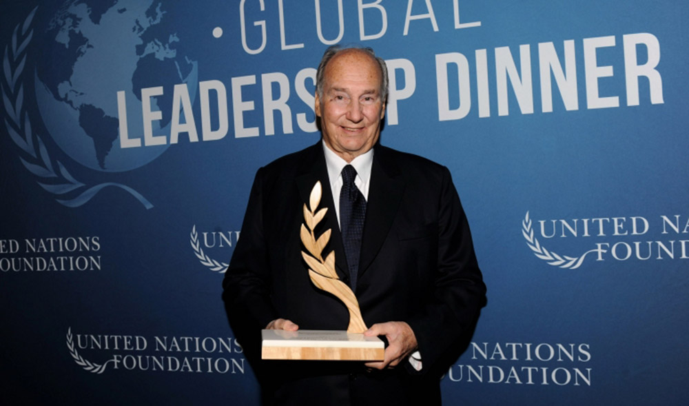 His Highness the Aga Khan named as the 2017 UN Champion for Global Change Award