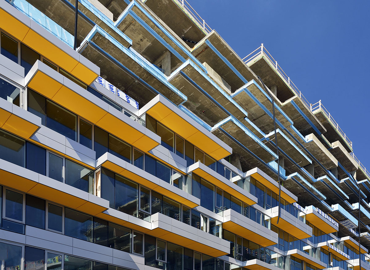 ODA New York's gradually ascending mixed-use tower tops out in Washington, D.C.