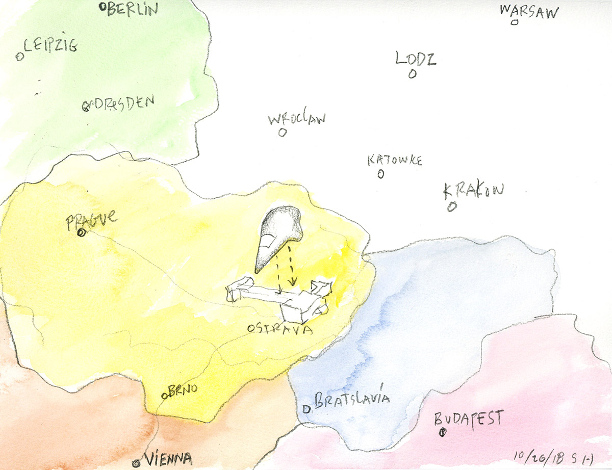 Steven Holl Architects and Architecture Acts design smoothed-pod shape concert hall in Ostrava