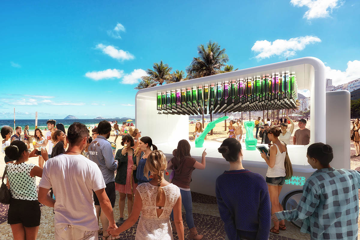 Carlo Ratti Associati and Makr Shakr unveil world’s first self-driving bar unit