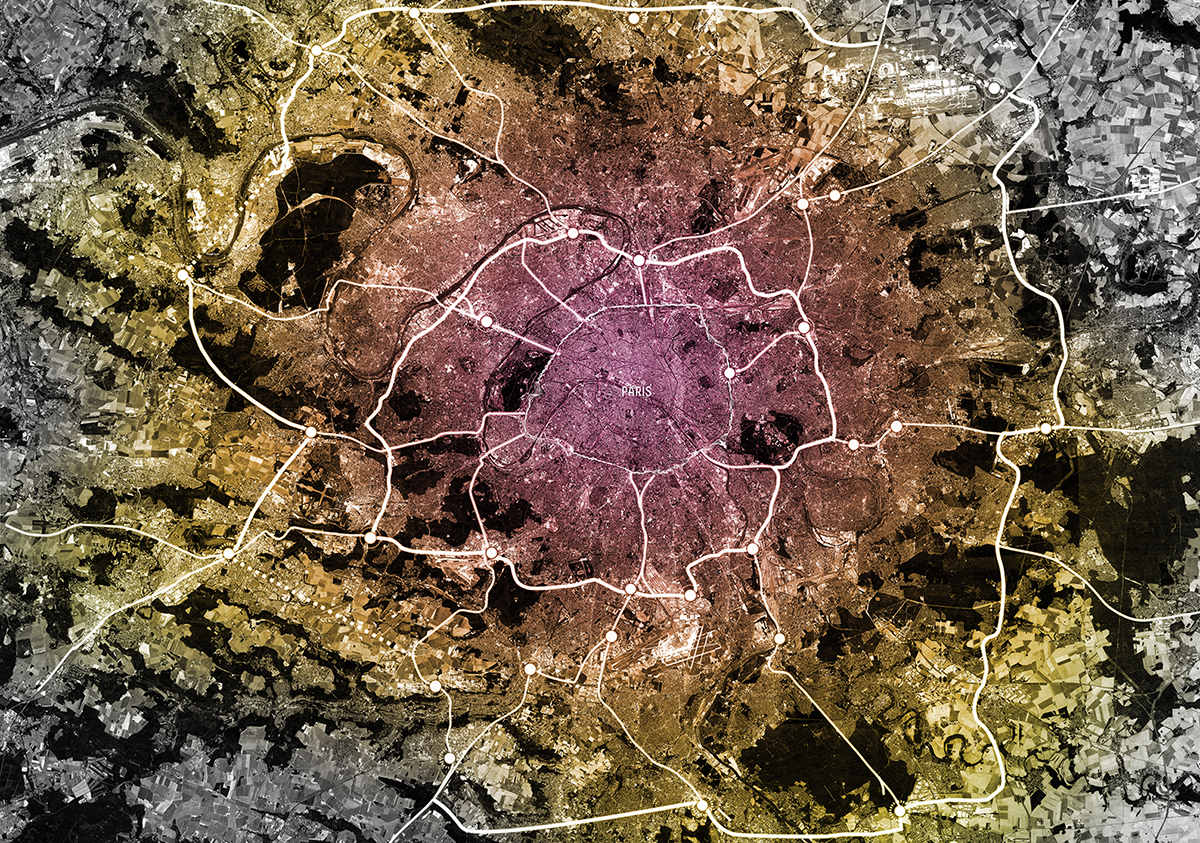 Carlo Ratti Associati envisions Paris' highways for the future of autonomous mobility in 2050