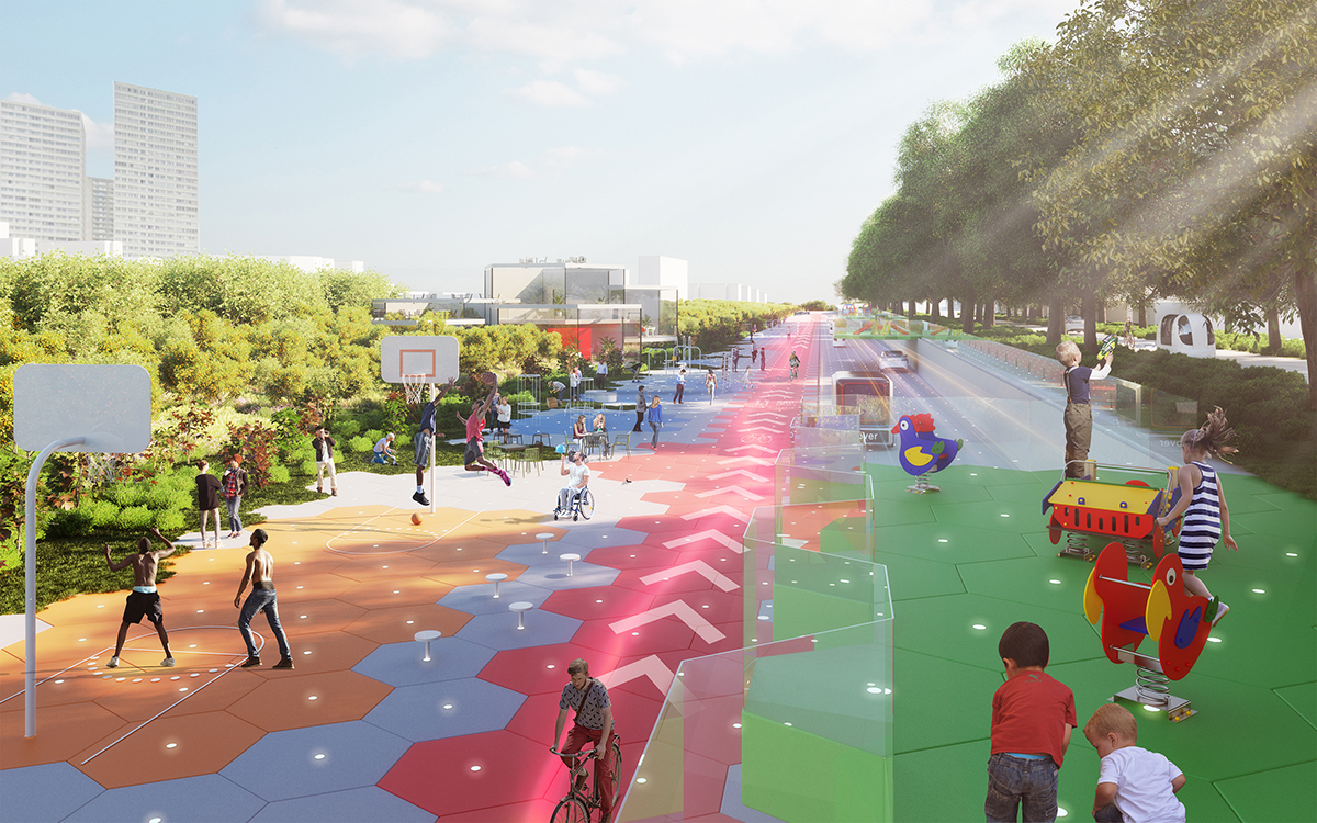 Carlo Ratti Associati envisions Paris' highways for the future of ...