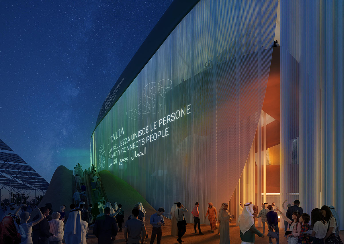 CRA's Italian Pavilion for Expo 2020 explores recycling, circularity, reconfigurable architecture