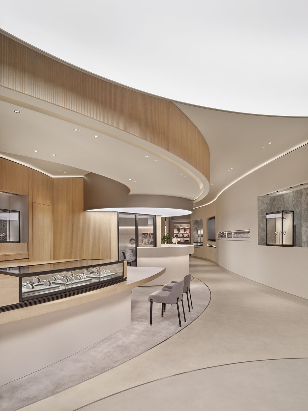 Watchmaker brand Jaeger-LeCoultre's flagship store features shimmering façade by Snøhetta