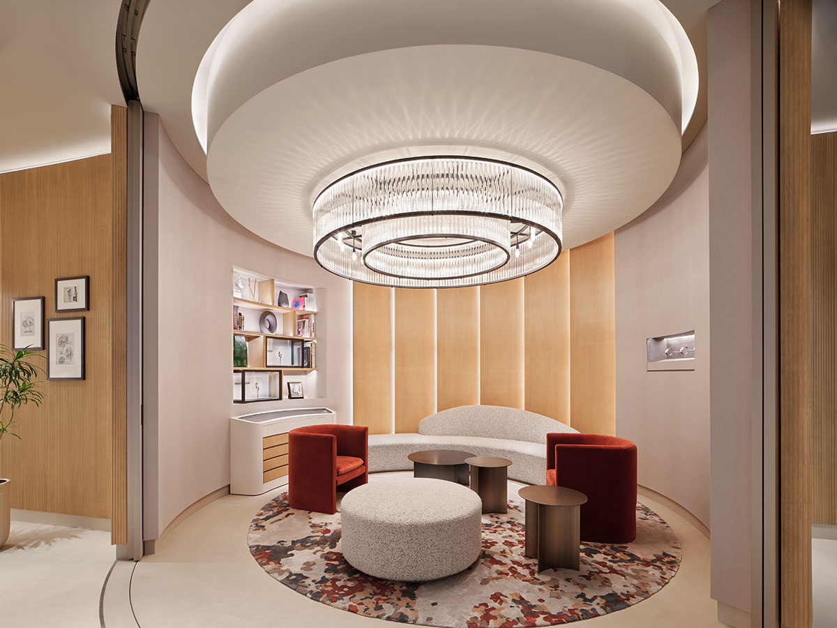 Watchmaker brand Jaeger-LeCoultre's flagship store features shimmering façade by Snøhetta