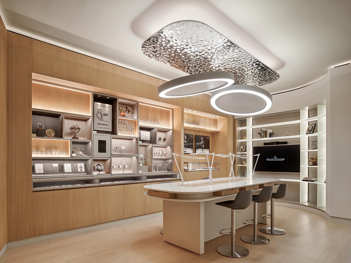 Watchmaker brand Jaeger-LeCoultre's flagship store features shimmering façade by Snøhetta