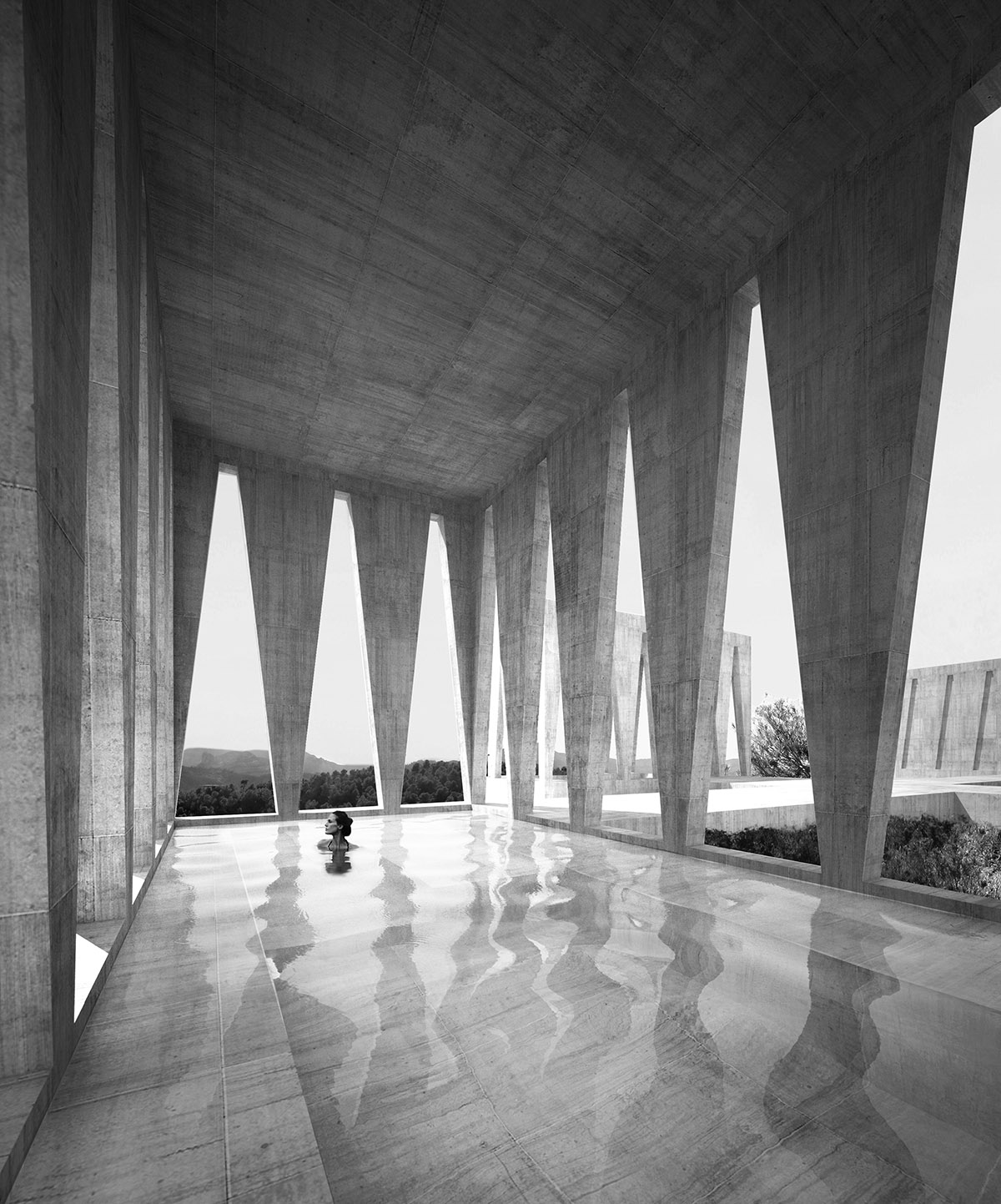 Domestic Pools exhibition explores architecture of private pools as modern devises at Villa Noailles