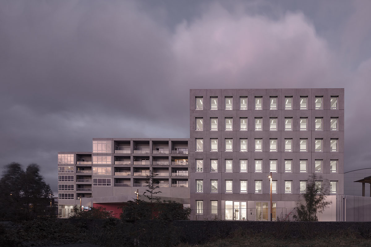 KAAN Architecten completes a compact mixed-use building with a domestic vibe in Nantes, France