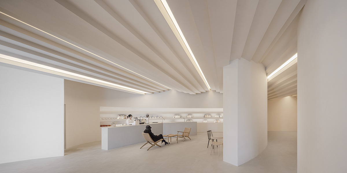 Simple Art Museum features wave-like roof mimicking rippling waters in Hefei