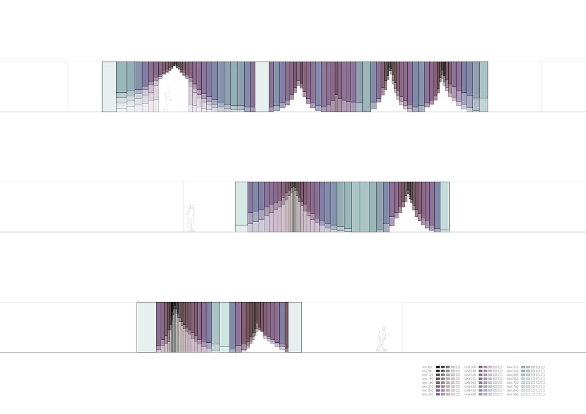 Simple Cuisine Gallery mimics waterfalls, with flowing facades that evoke water movement in China