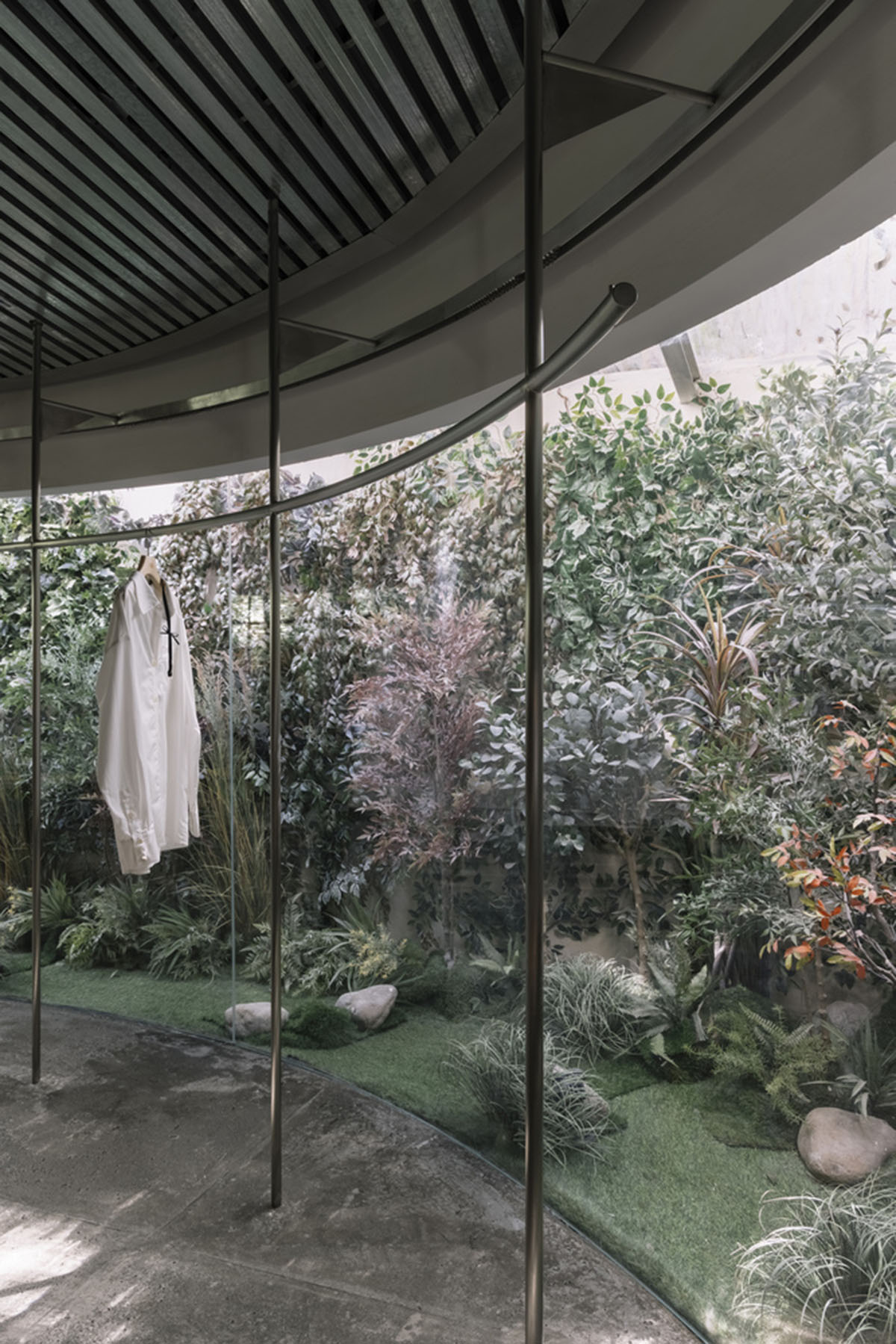 Atelier tao+c converts old residence into a store with free standing elements in Shanghai 