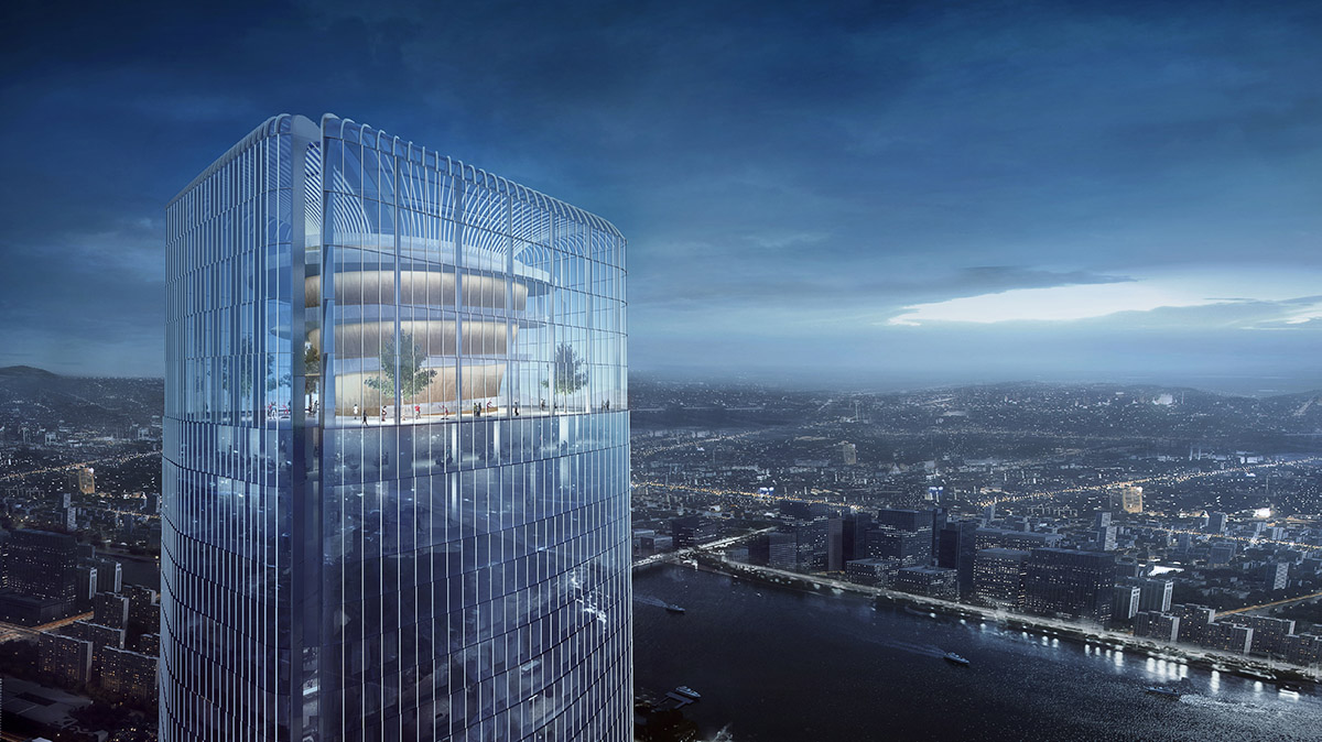 EID Architecture Unveils twisting Shimao North Riverfront Tower in Fuzhou