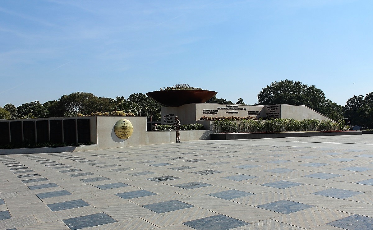 National Police Memorial At New Delhi Is A Blend Of Art, Architecture & Sculpture