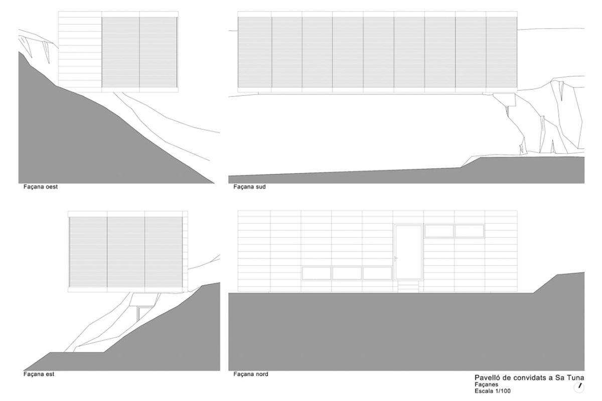 This Is Arquitectura completes corten steel Guest Pavilion in the middle of forest in Spain