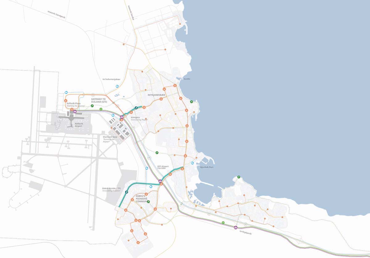 KCAP reveals plans for Keflavík Airport Area Strategic Masterplan in Iceland