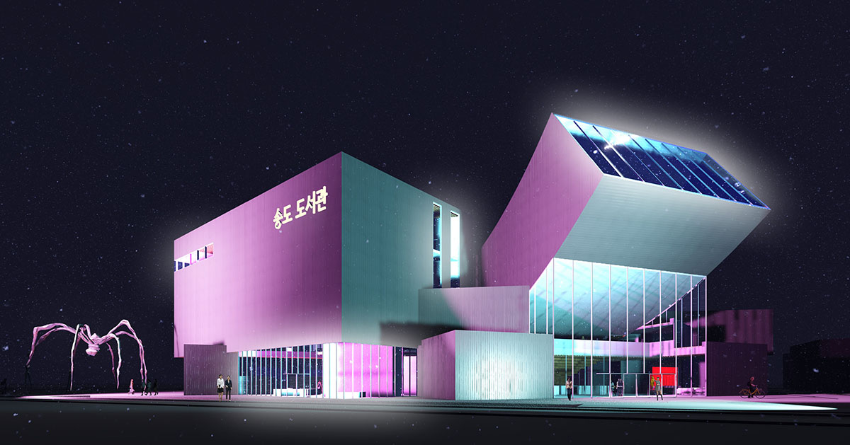 Building Office releases its competition proposal SONGDO Library Competition