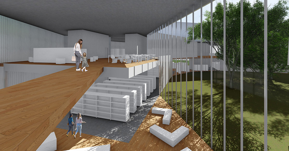 Building Office releases its competition proposal SONGDO Library Competition
