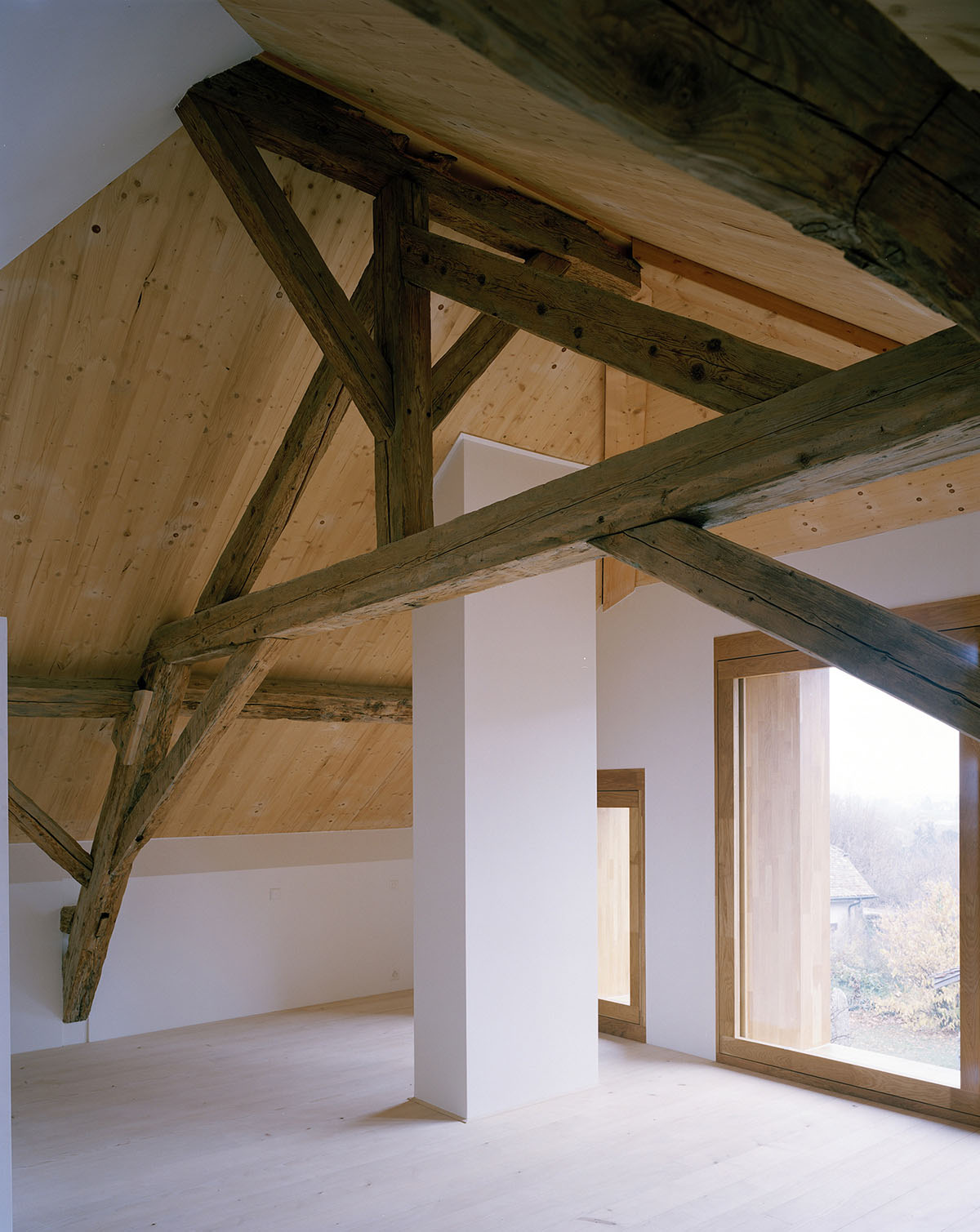 Dieter Dietz completes birdhouse-looking living space nestled in the Swiss rural landscape