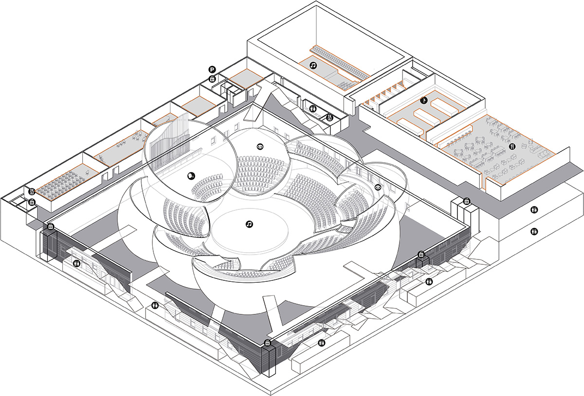 Naza Arquitectura y Diseño releases its competition proposal for Vilnius Concert Hall in Lithuania