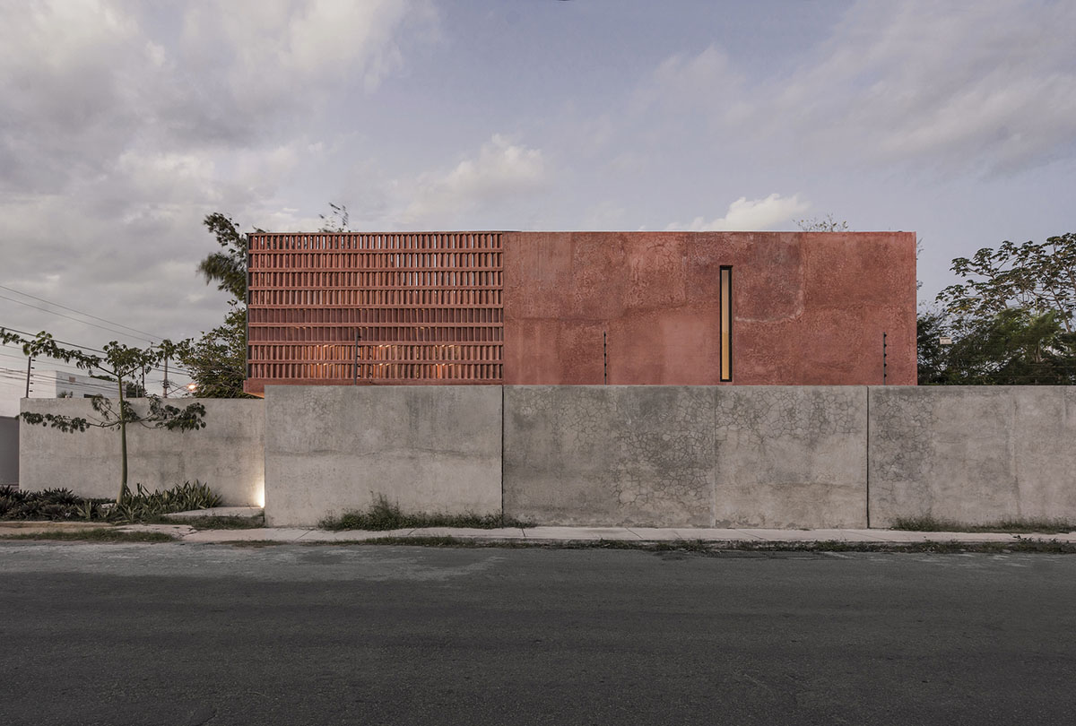 Red Pigmented Concrete — Architextures