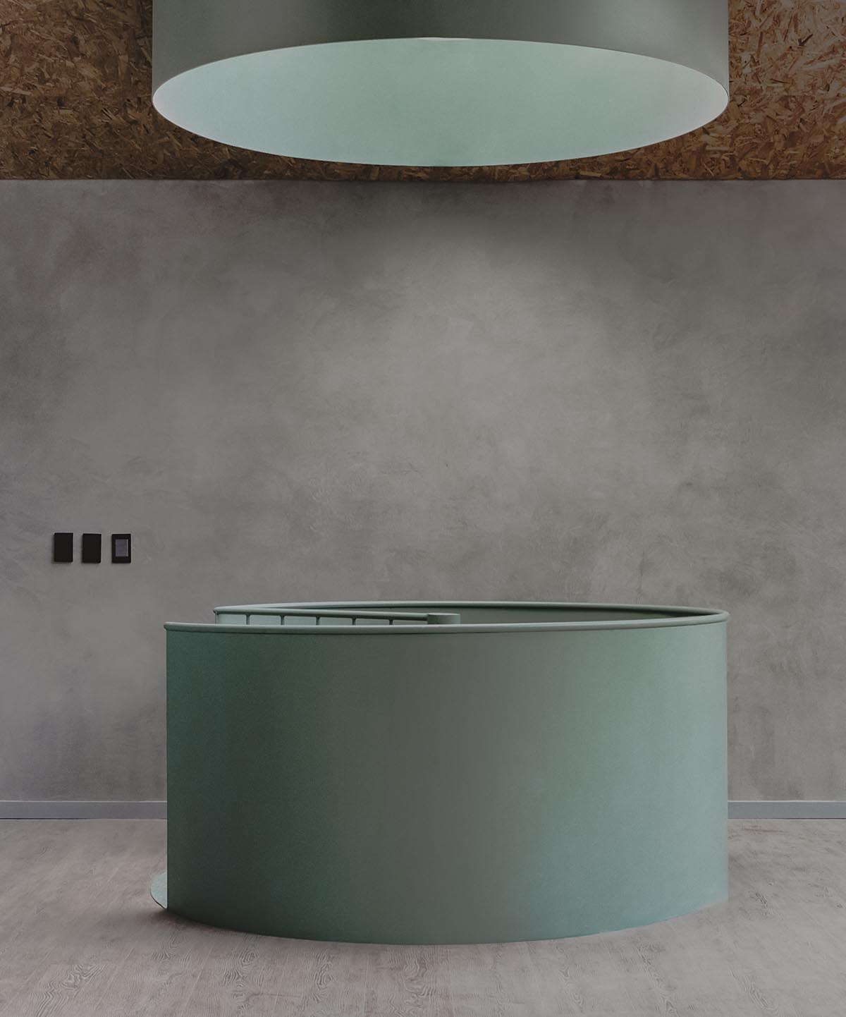 AMASA Estudio renovates 1940s house with green tones and central skylight in Mexico