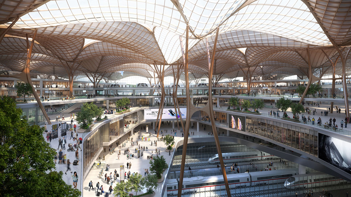 Grimshaw's mangrove tree-inspired proposal wins Shenzhen Airport and ...