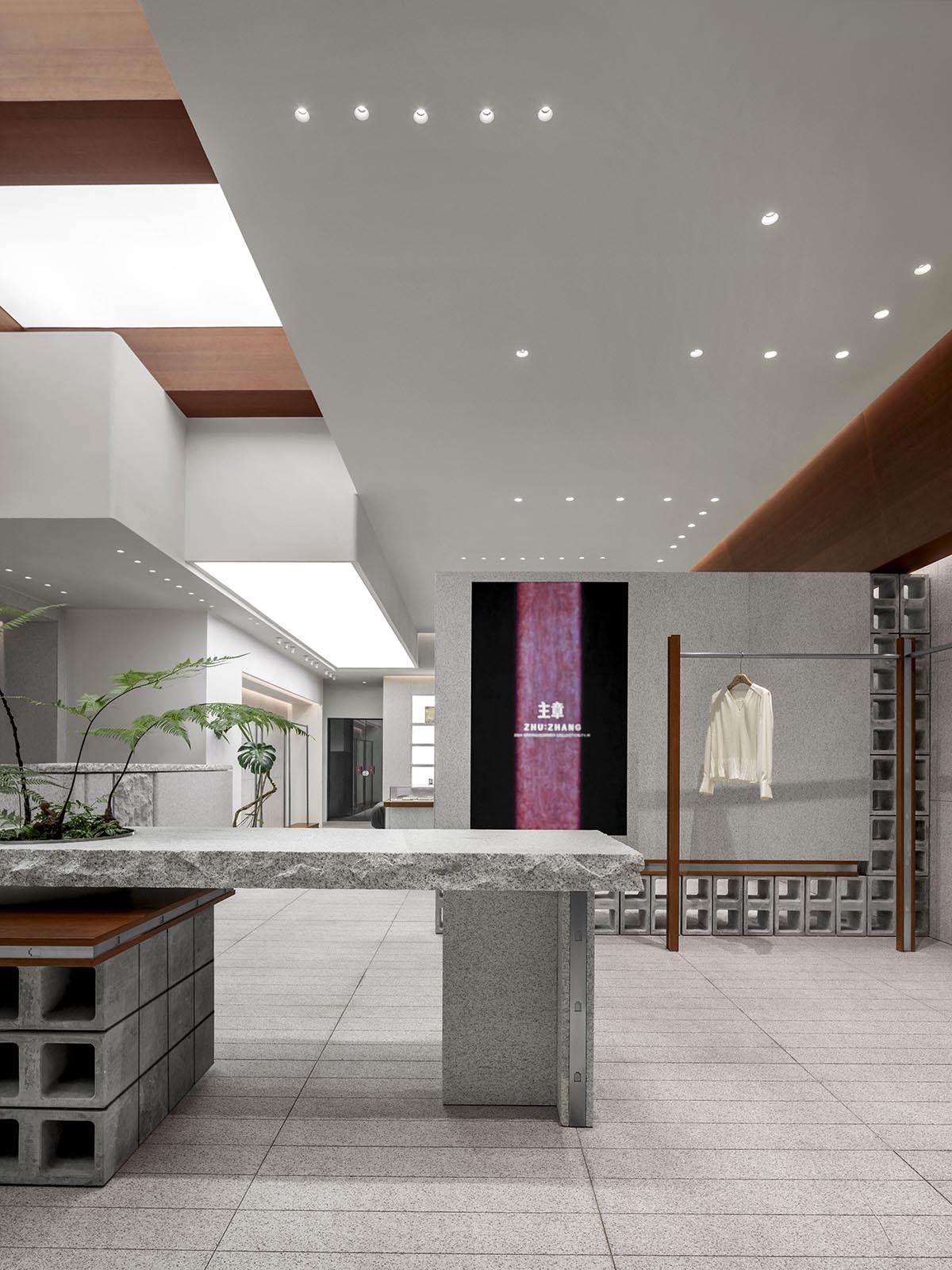 LubanEra·Design completes retail store breaking spatial constraints with dynamic form and symbiosis