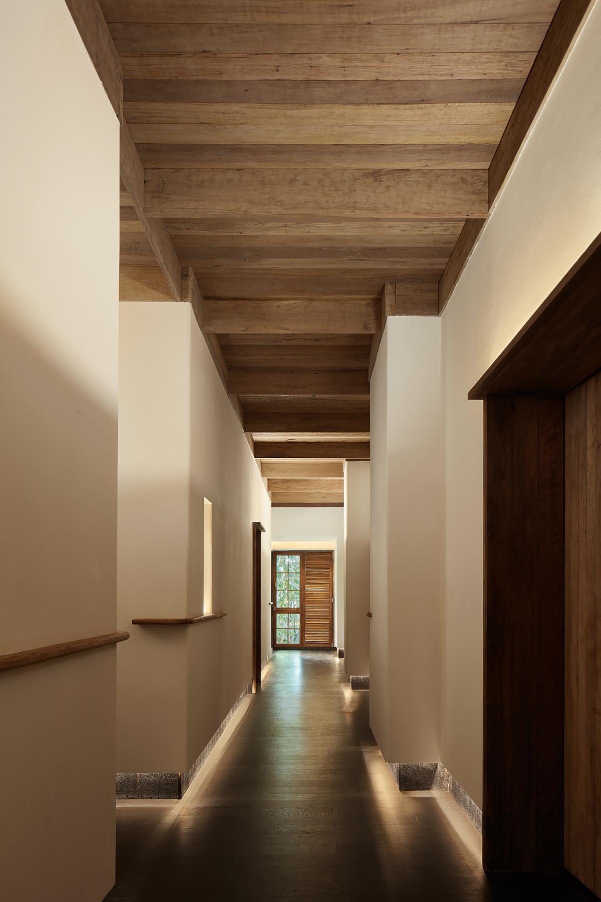 Bamboo ladder and sheds surround cafe and resturant designed by Funs Design in China 