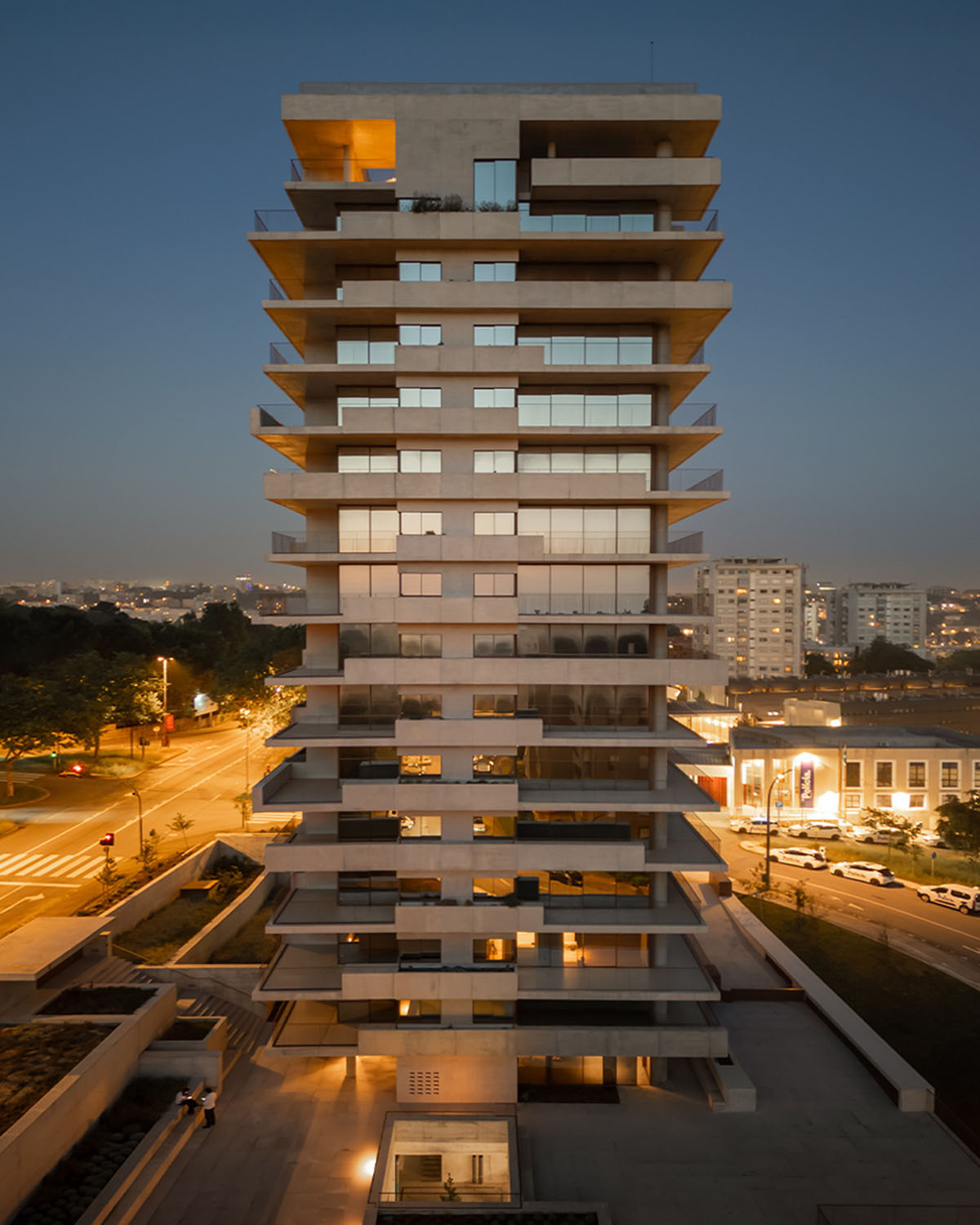 Miramar Tower embraces verticality and individuality in coastal living in Portugal
