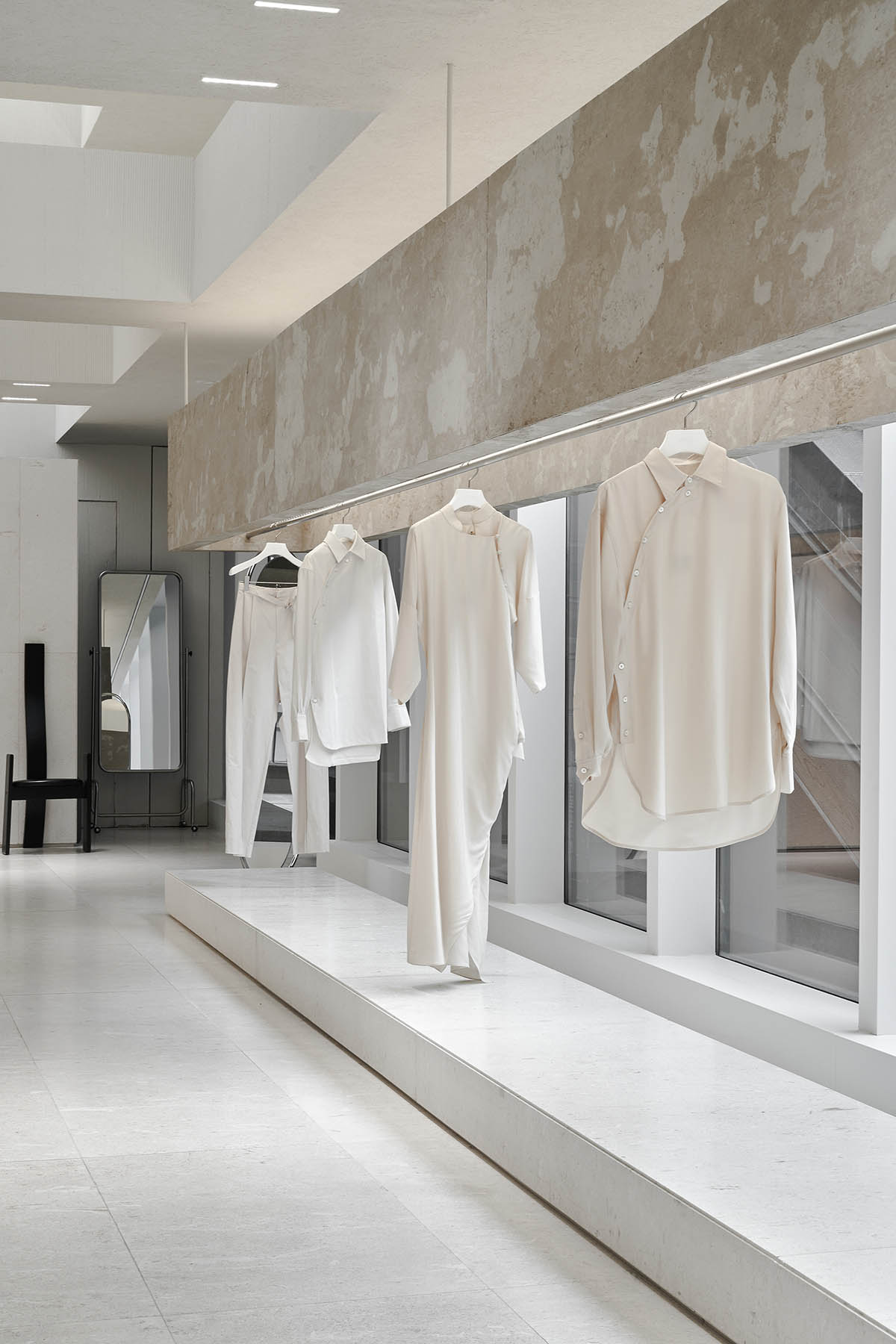 Boutique fashion store by Various Associates is inspired by remaining ancient temples in deserts