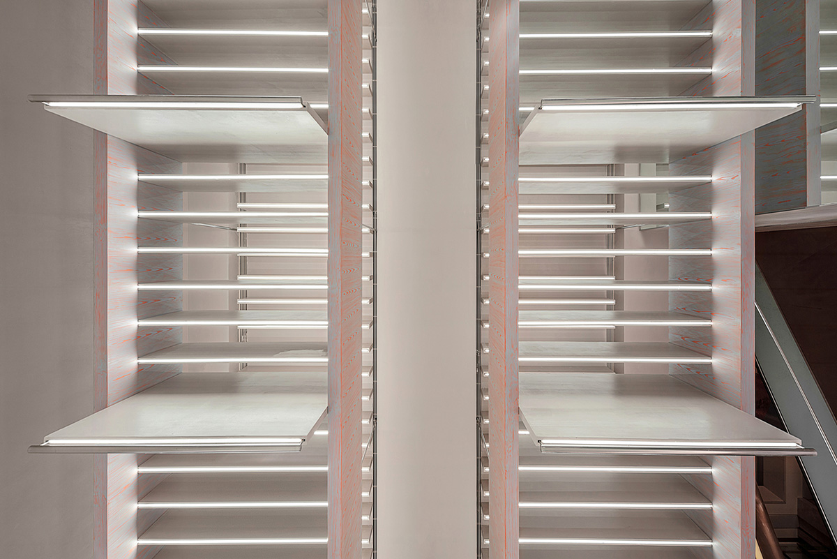 Various Associates creates show-like and pink-hued fashion store under a viaduct in Chongqing