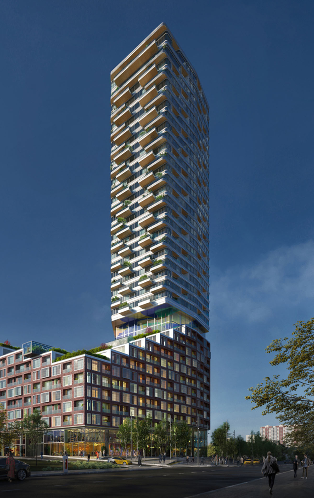 UNStudio designs community-focused residential complex in Moscow 