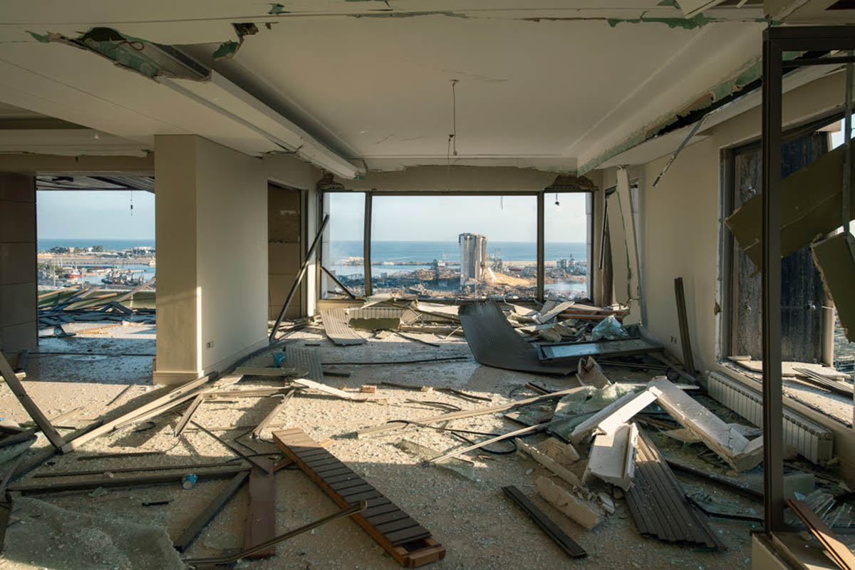 Architects take action for Beirut explosion and calling donations to repair windows in Beirut