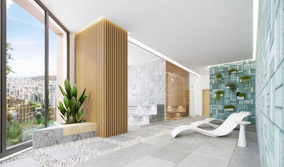 BIG designs earthy-colored and rounded tower in Ecuador