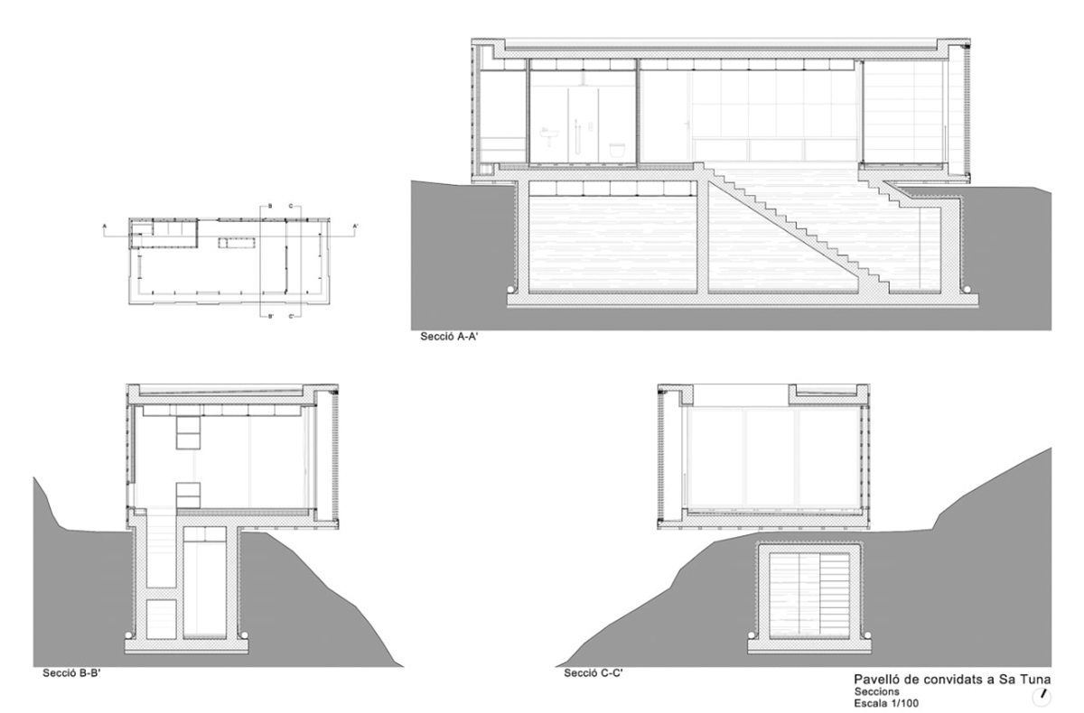 This Is Arquitectura completes corten steel Guest Pavilion in the middle of forest in Spain