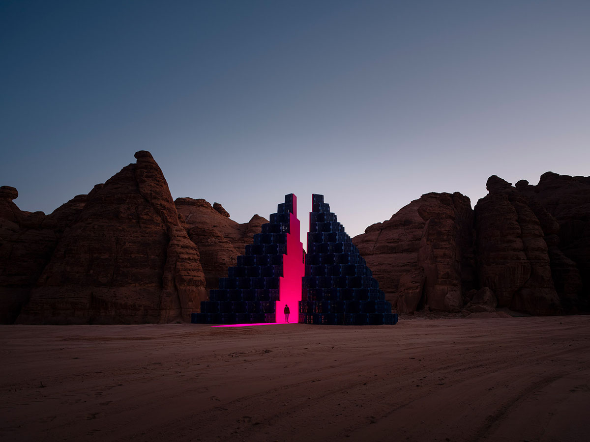 Desert X showcases 14 site-responsive installations for its Desert X AlUla exhibition in Saudi Arabia