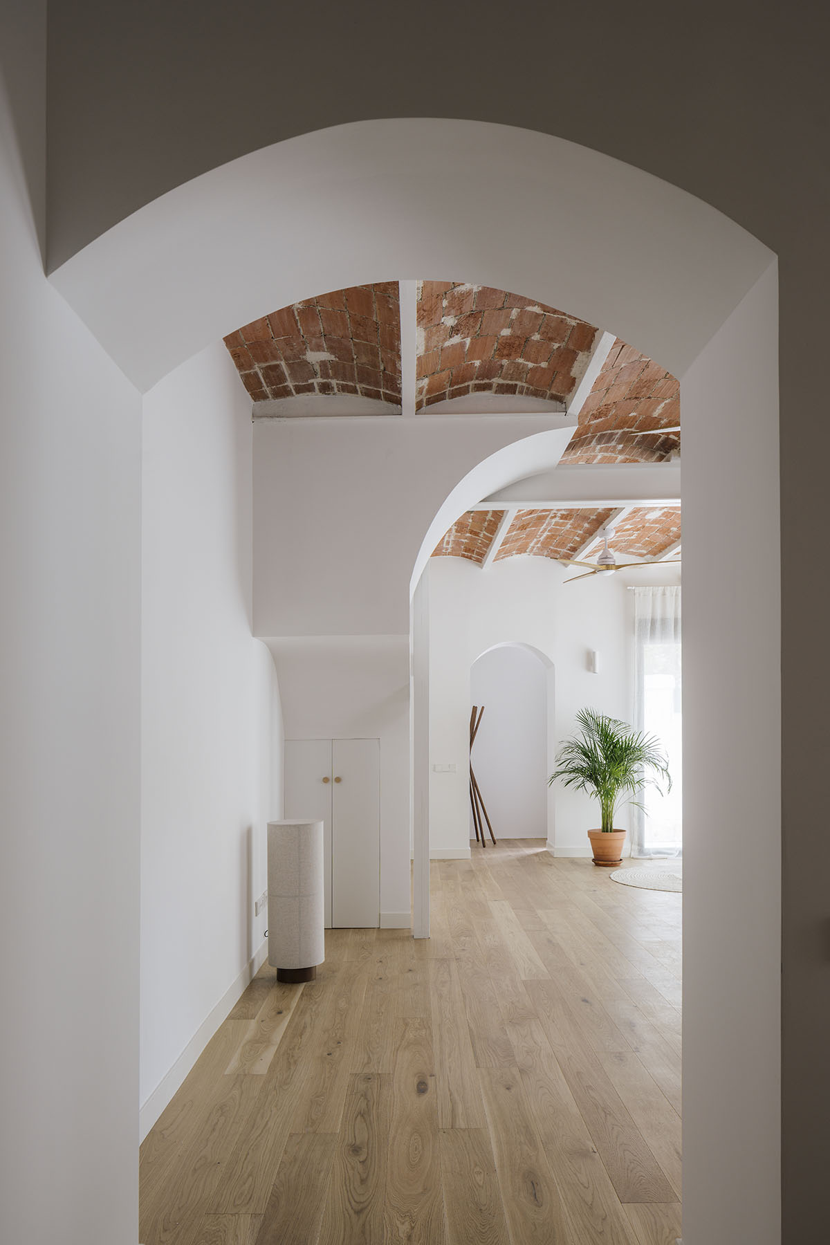 Zooco Estudio exposes Catalan vaults with bricks to renovate this historic house in Madrid