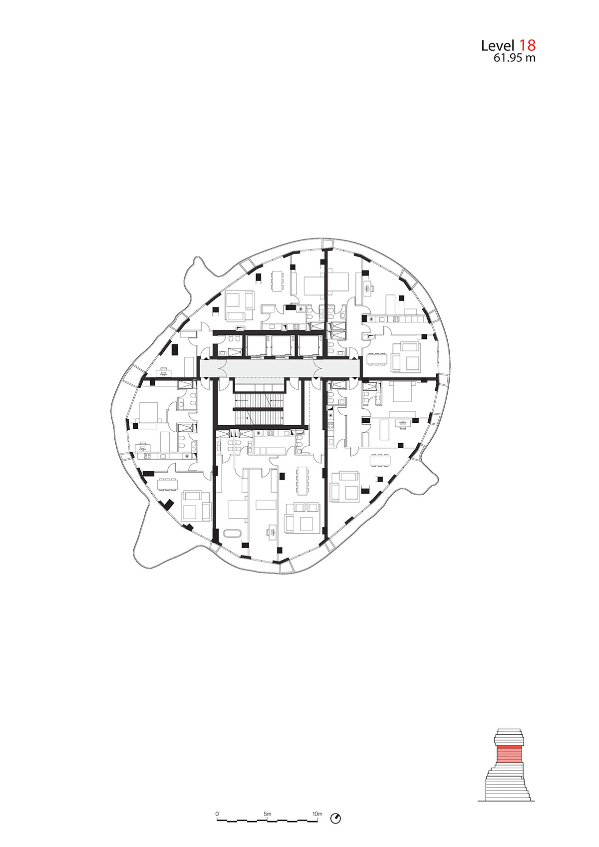 MVRDV sculpts mixed-use tower in the shape of a statue of Albania’s national hero